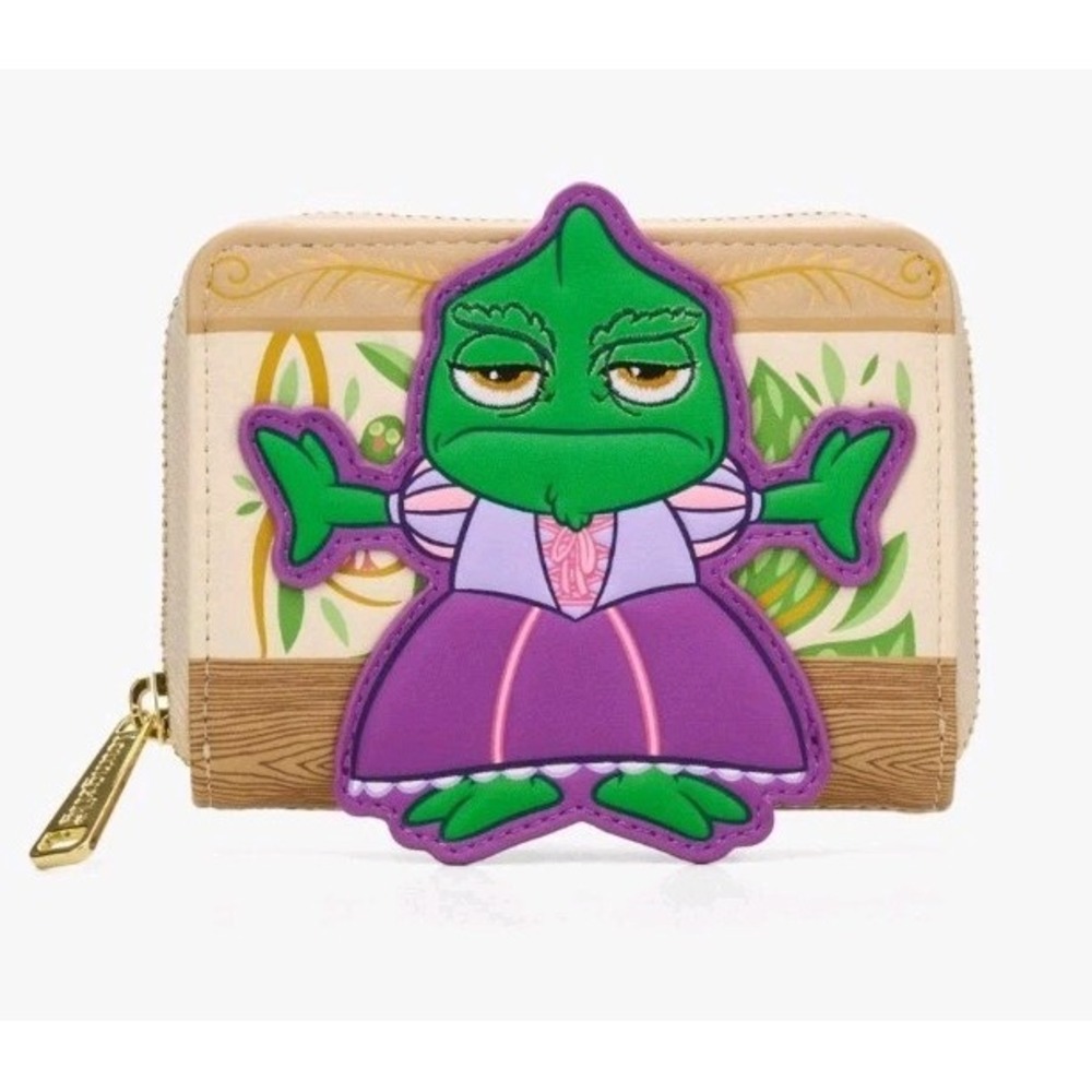 NWT Loungefly Disney Princess Tangled Pascal In Dress Zip Wallet